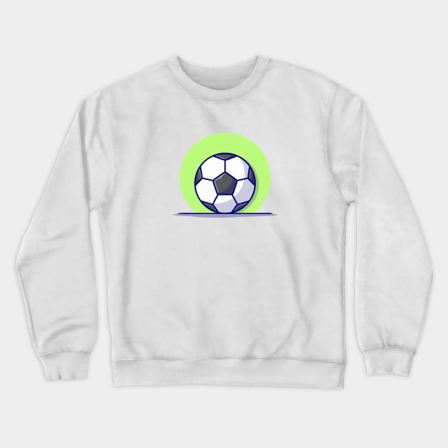 Soccer Ball With whistle Cartoon Vector Icon Illustratio Crewneck Sweatshirt by Catalyst Labs